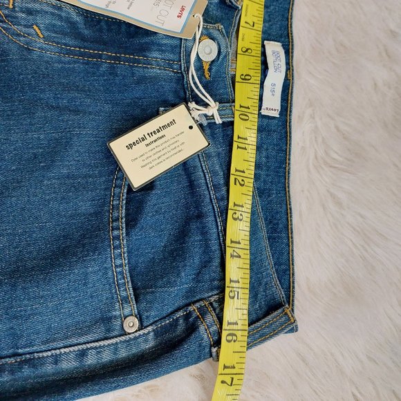 Levi's 515 Women's Blue Mid Rise Boot Cut Denim Jeans 10M/32W x 31L - Picture 4 of 11